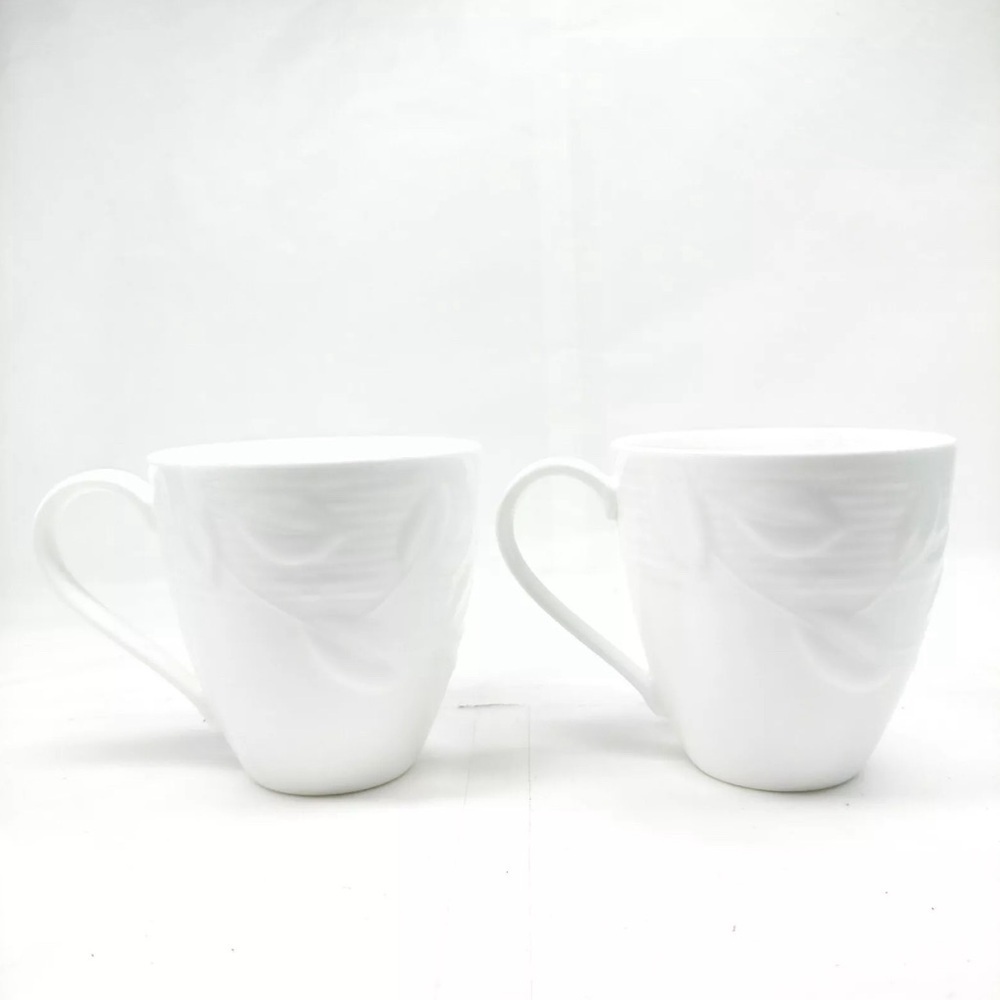Tiffany & Co. Set of 2 White Cups Comes W/Box